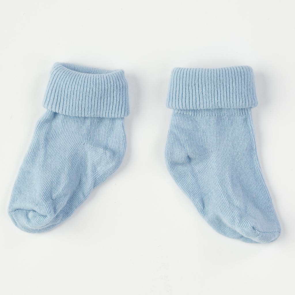Бебешки чорапки за момче Lycra  Сини