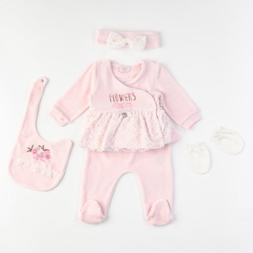Βρεφικά σετ ρούχων Για Κορίτσι  Tongs baby  5 τεμάχια Ροζ