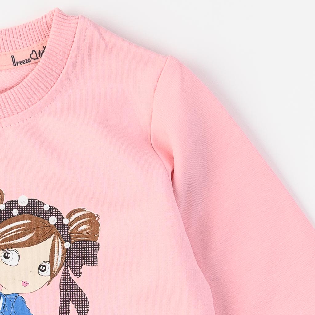 Παιδικη μπλουζα Για Κορίτσι με μακρυ μανικι  Friends   Breeze  Ροζε