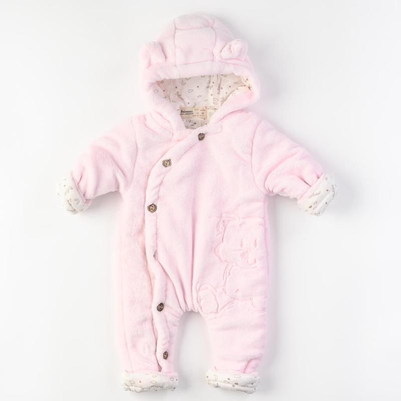 Baby overalls For a girl winter  Bebessi  Pink