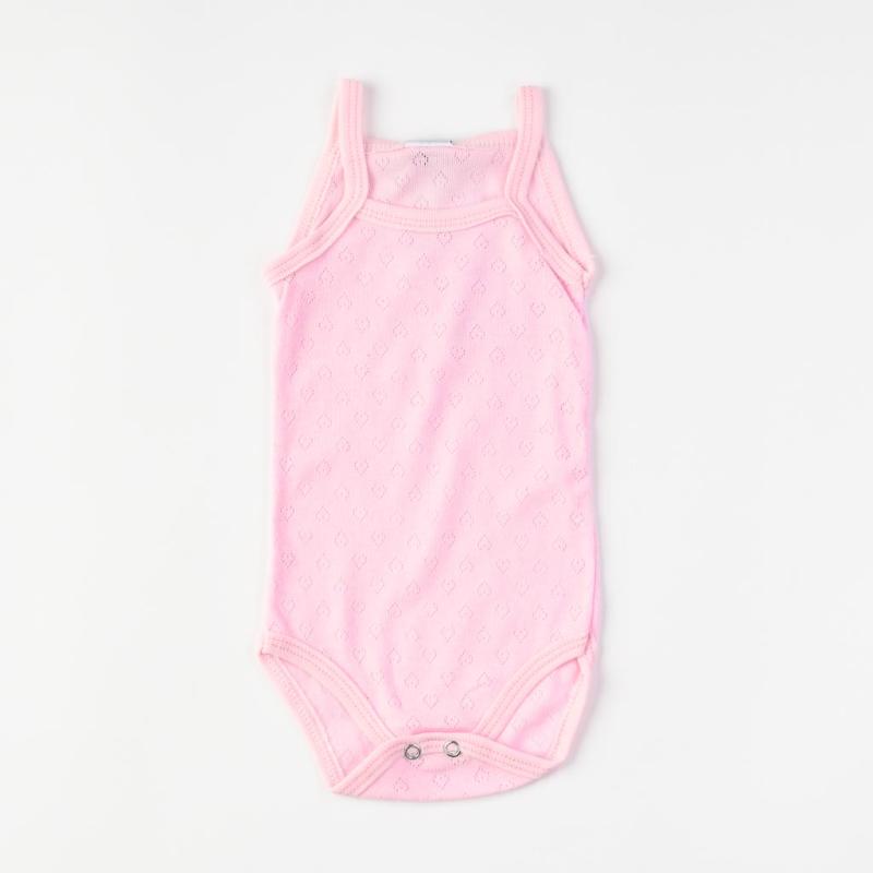 Baby bodysuit tank top For a girl  Cantaz  Pink