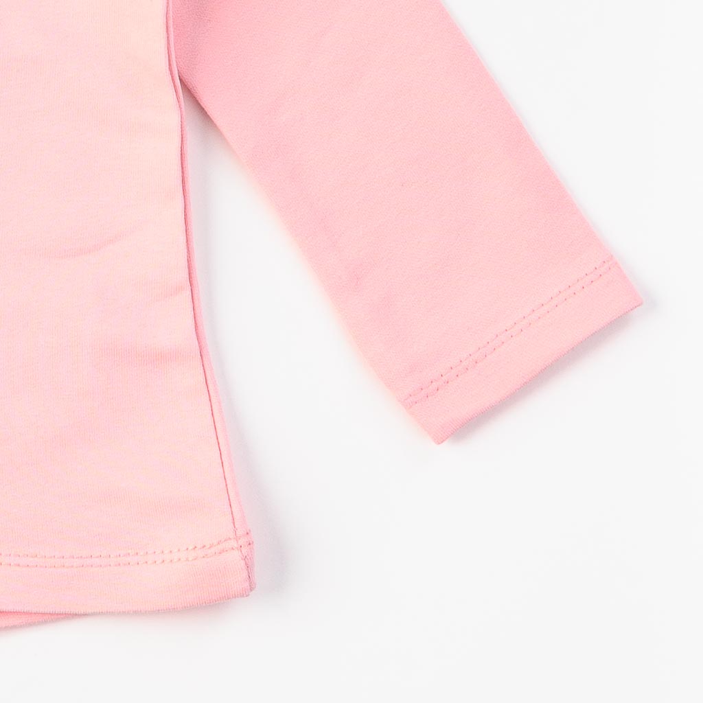Παιδικη μπλουζα Για Κορίτσι με μακρυ μανικι  Wow   Breeze  Ανοιχτο ροζ
