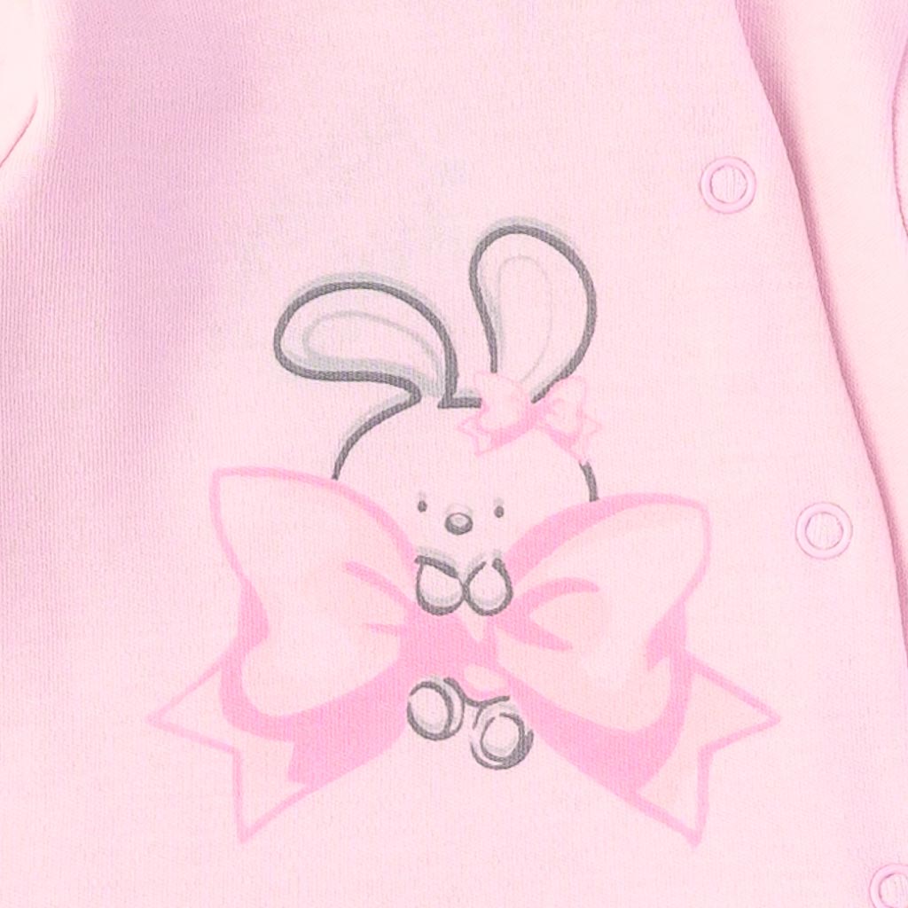 Бебешки комплект с ританки за момиче Sweet dreams bunny Розов