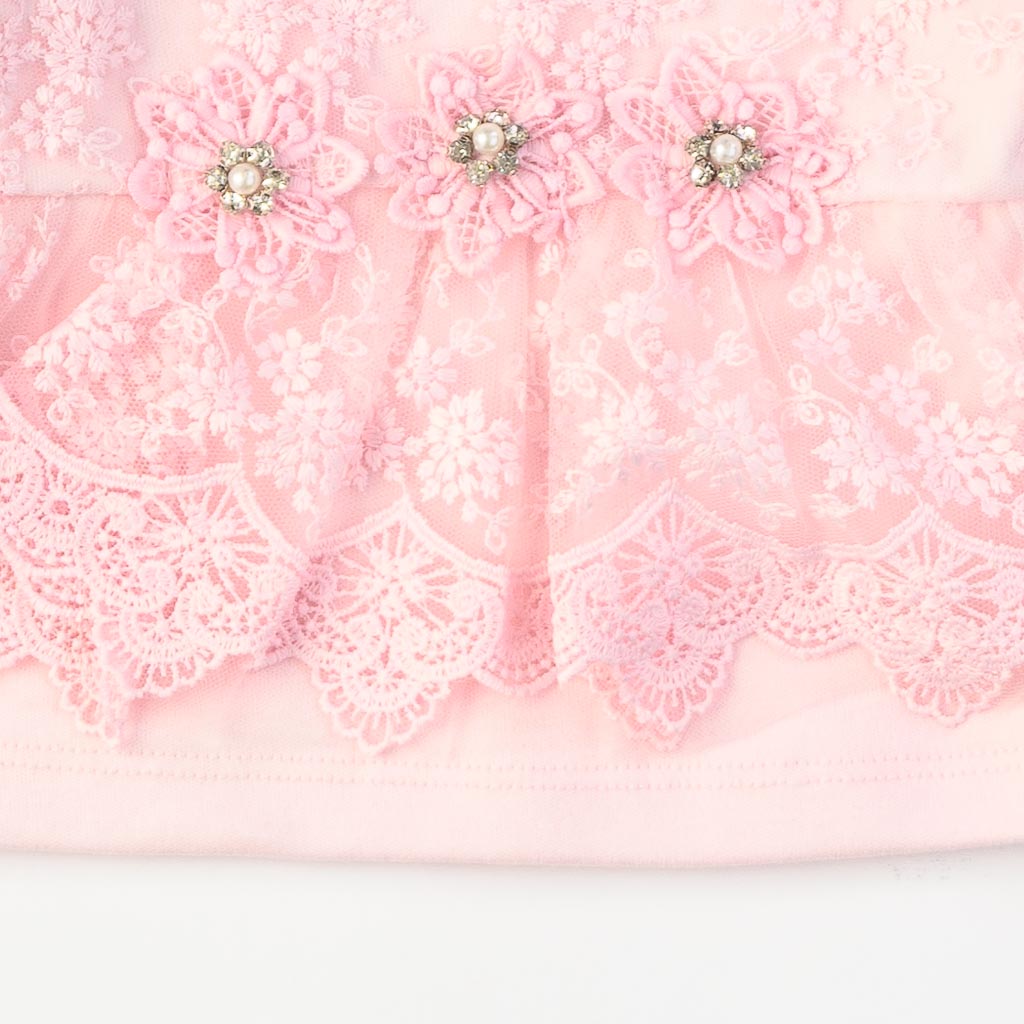 Βρεφικά σετ ρούχων με δαντελα Για Κορίτσι  Tafyy baby beauty  Ροζ