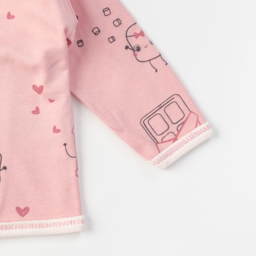 Βρεφικά σετ ρούχων Για Κορίτσι  с 2 чифта ританки   Breeze Candy  Ροζ