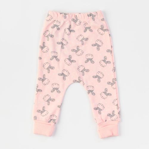 Бебешки панталонки за момиче Rabbits Розови