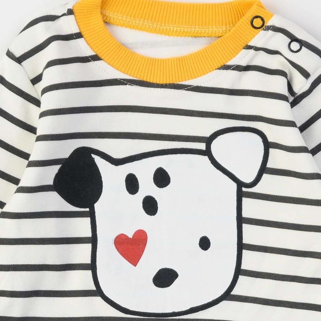 Βρεφικη μπλουζα Για Αγόρι  Puppy  ασπρα