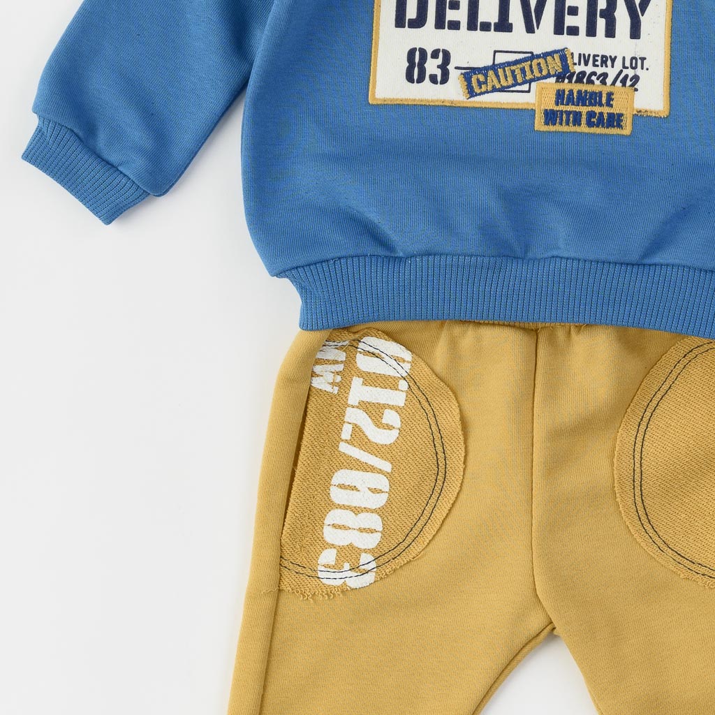 Бебешки спортен комплект  Για Αγόρι  Miniworld   Special delivery  Μπλε