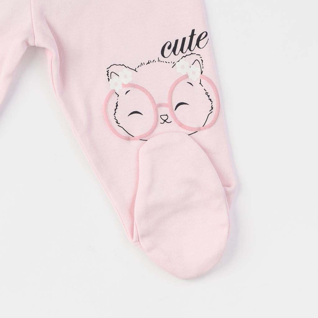 Бебешки ританки за момиче Miniworld Cute Fox Розови