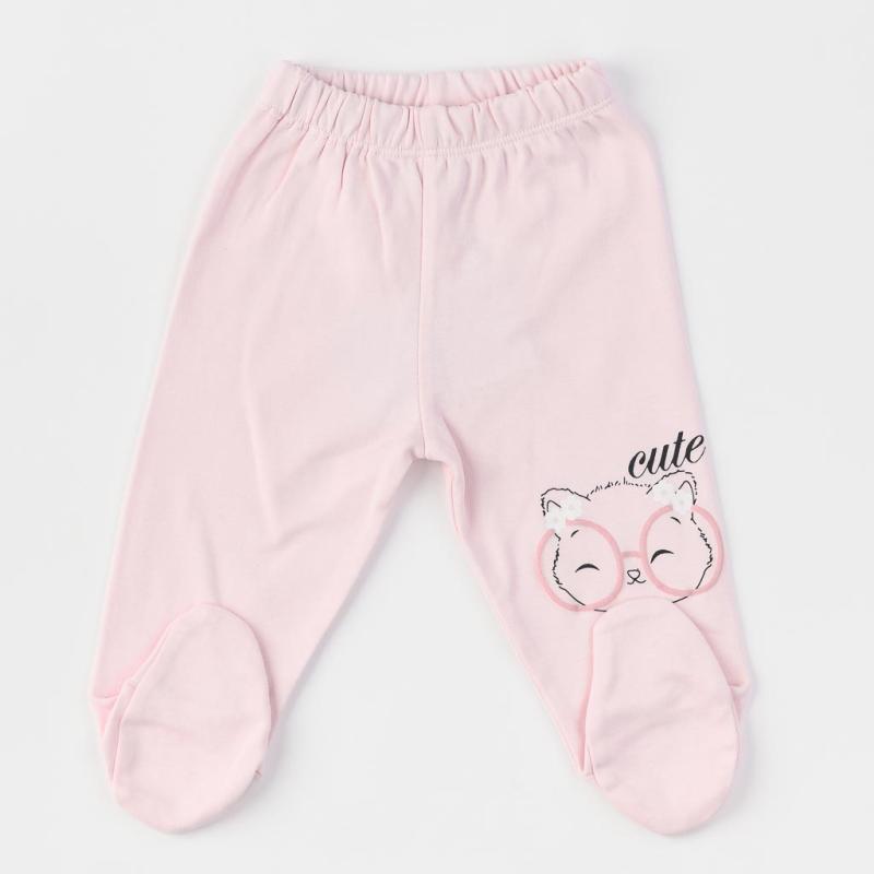 Βρεφικο παντελονακι για αγορια  Miniworld   Cute Fox  ροζ