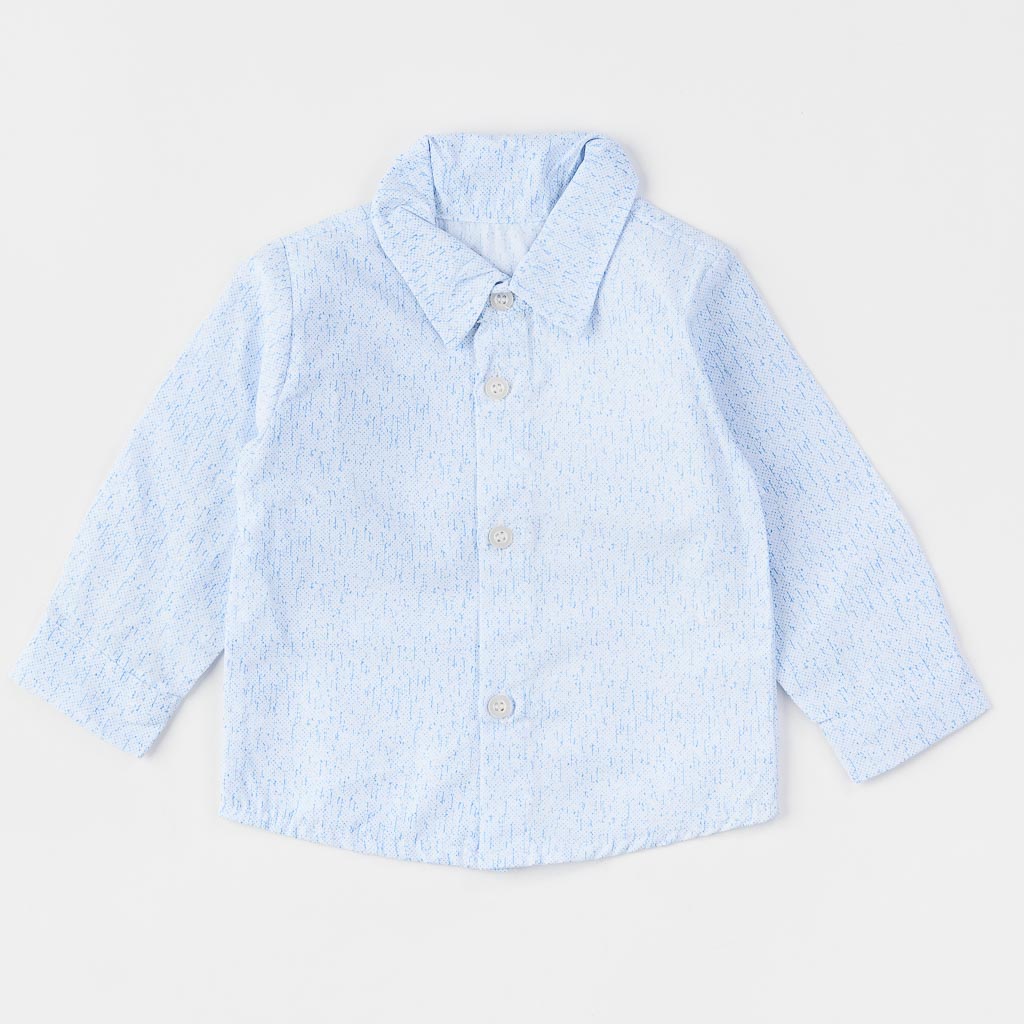 Бебешки комплект за момче риза и панталон Bebedex Blue Boy