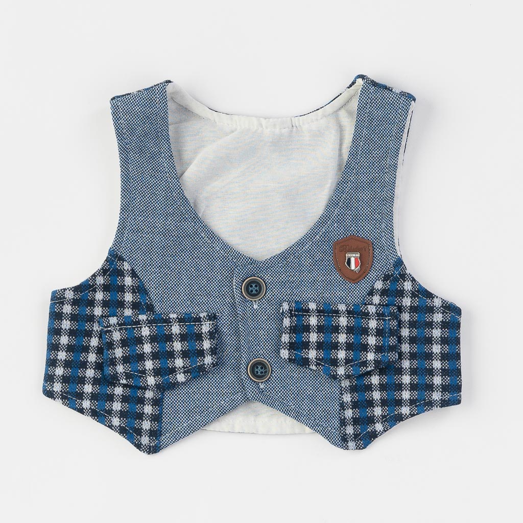 Бебешки комплект за момче риза и панталон Bebedex Blue Boy