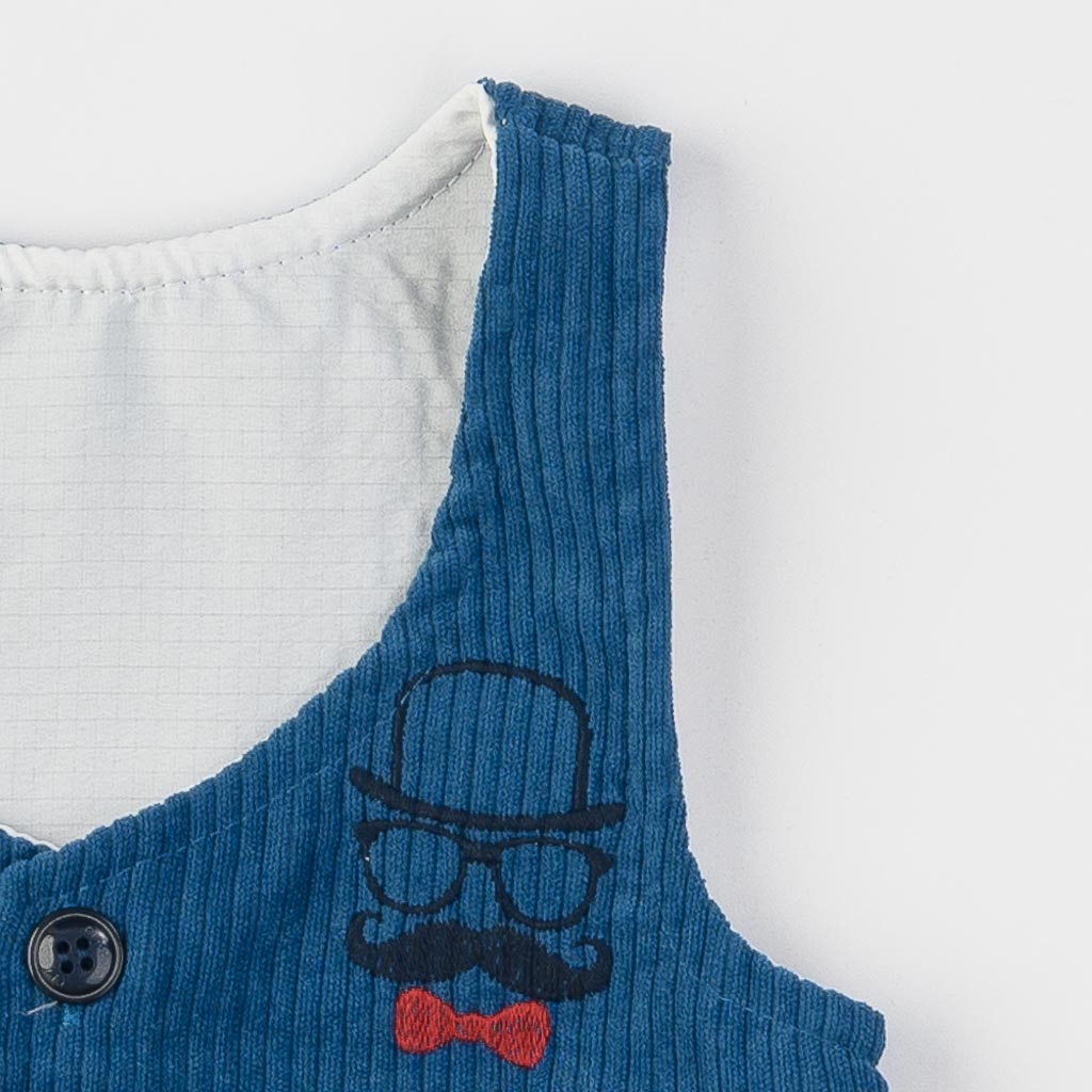 Бебешки комплект за момче риза и панталон Bebedex Blue Style