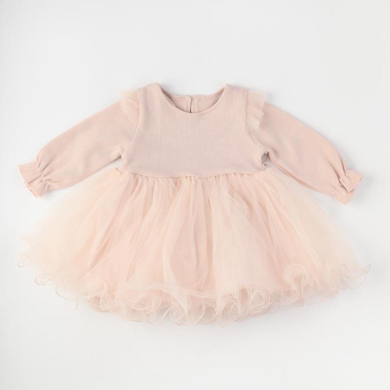 Βρεφικο φορεμα με τουλι με  крилца   Lilax  Ροζε