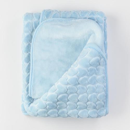 Бебешко одеяло   100 микрофибър   Bebessi   115x100 см.  Μπλε