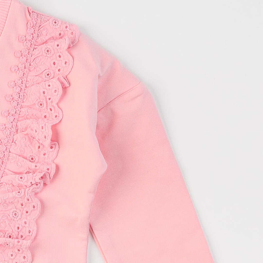 Детска блуза за момиче с набор Breeze Розова
