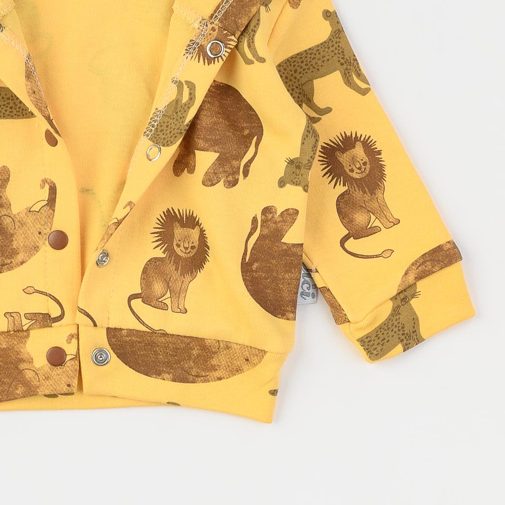 Βρεφικά σετ ρούχων απο 3 τεμαχια Για Αγόρι  Jungle  Κιτρινο