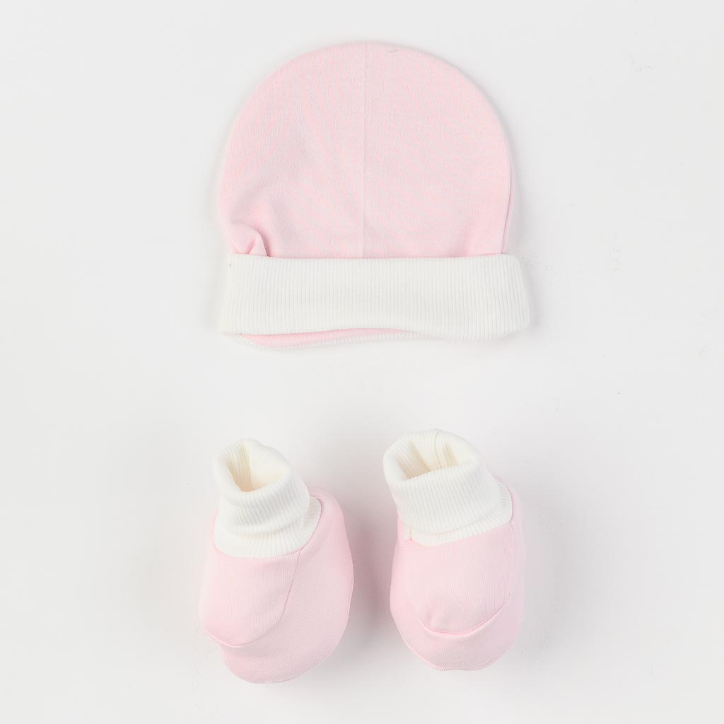 Παιδικη κουβερτα με καπελο και παπουτσια Για Κορίτσι  90x90   Sheep   Baby line  Ροζε