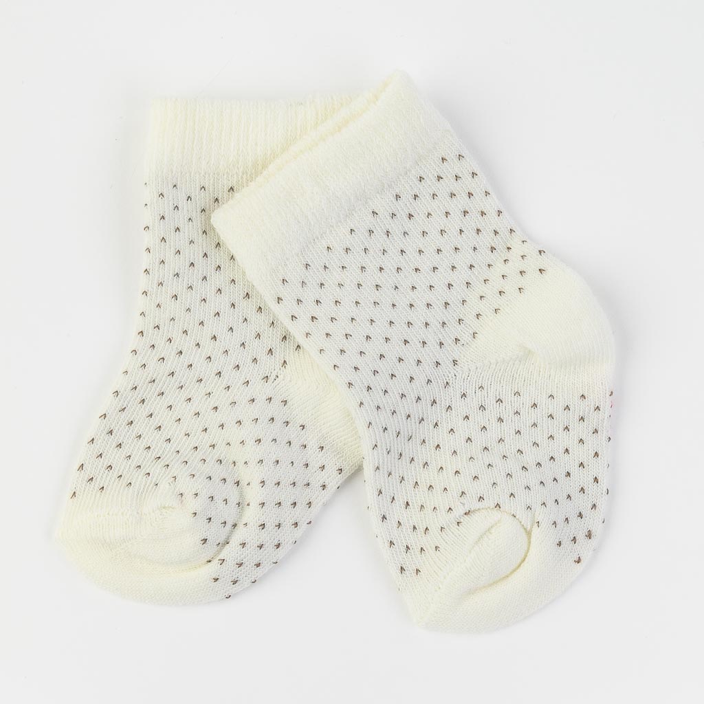 Комплект 3 чифта бебешки чорапки за момиче Kral baby Dots