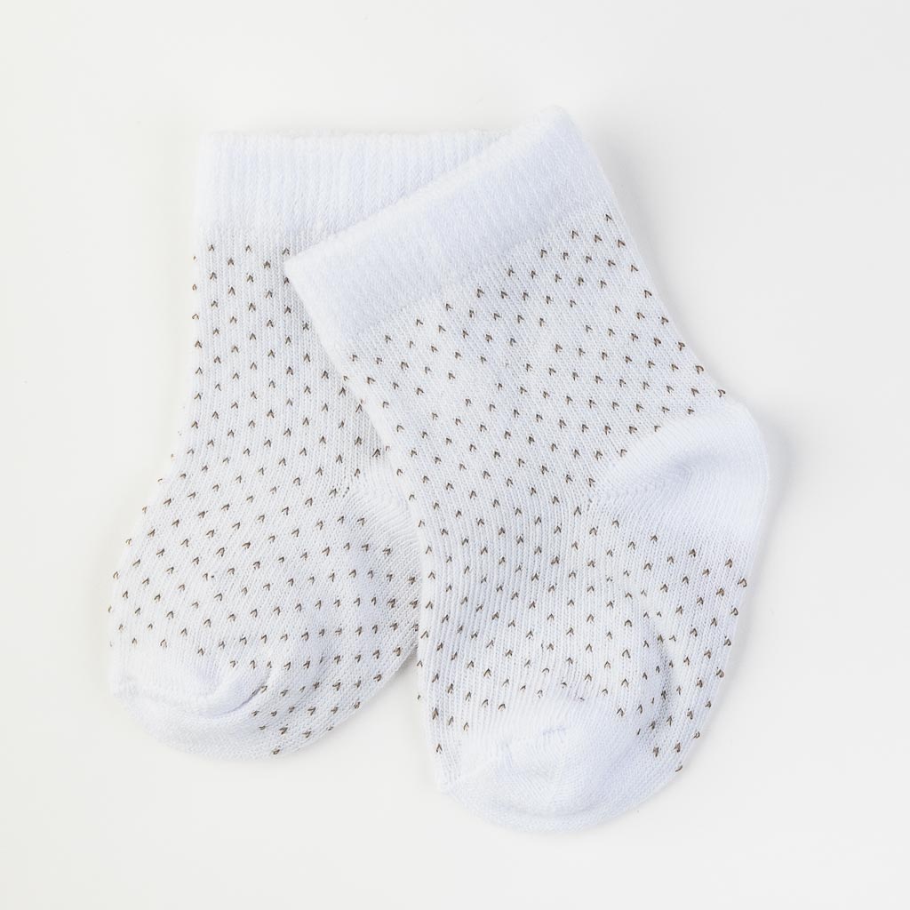 Комплект 3 чифта бебешки чорапки за момиче Kral baby Dots