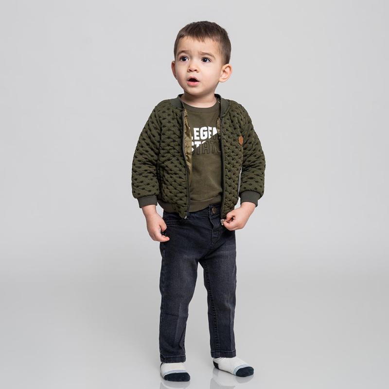 Baby set For a boy Jacket Shirt and Jeans  Massimo Legend status  Green