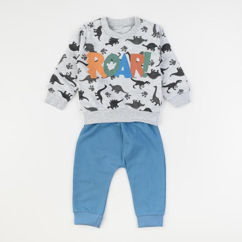Baby sports set For a boy  Colorful Dinosaurs  Blue