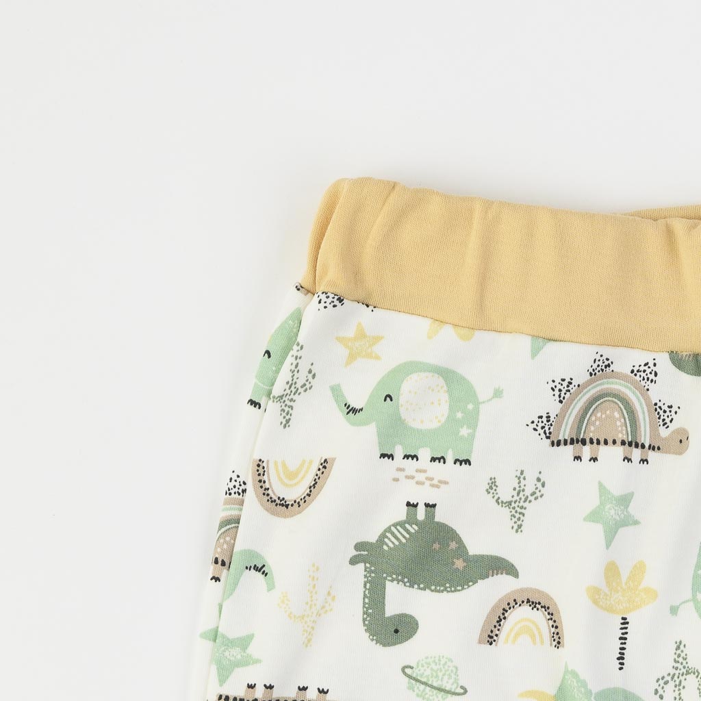 Бебешки панталонки за момче Miniworld Yellow Savana