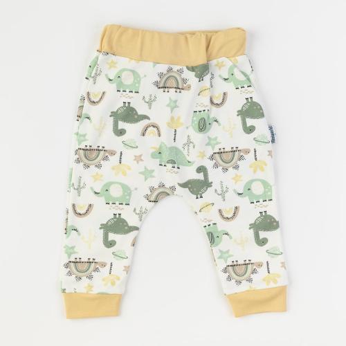 Бебешки панталонки за момче Miniworld Yellow Savana