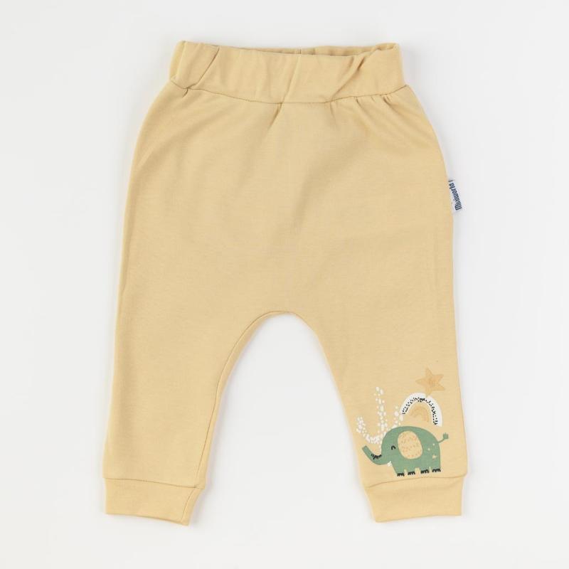 Kojenecké kalhoty Pro chlapce  Miniworld   Yellow Savana  Žluté