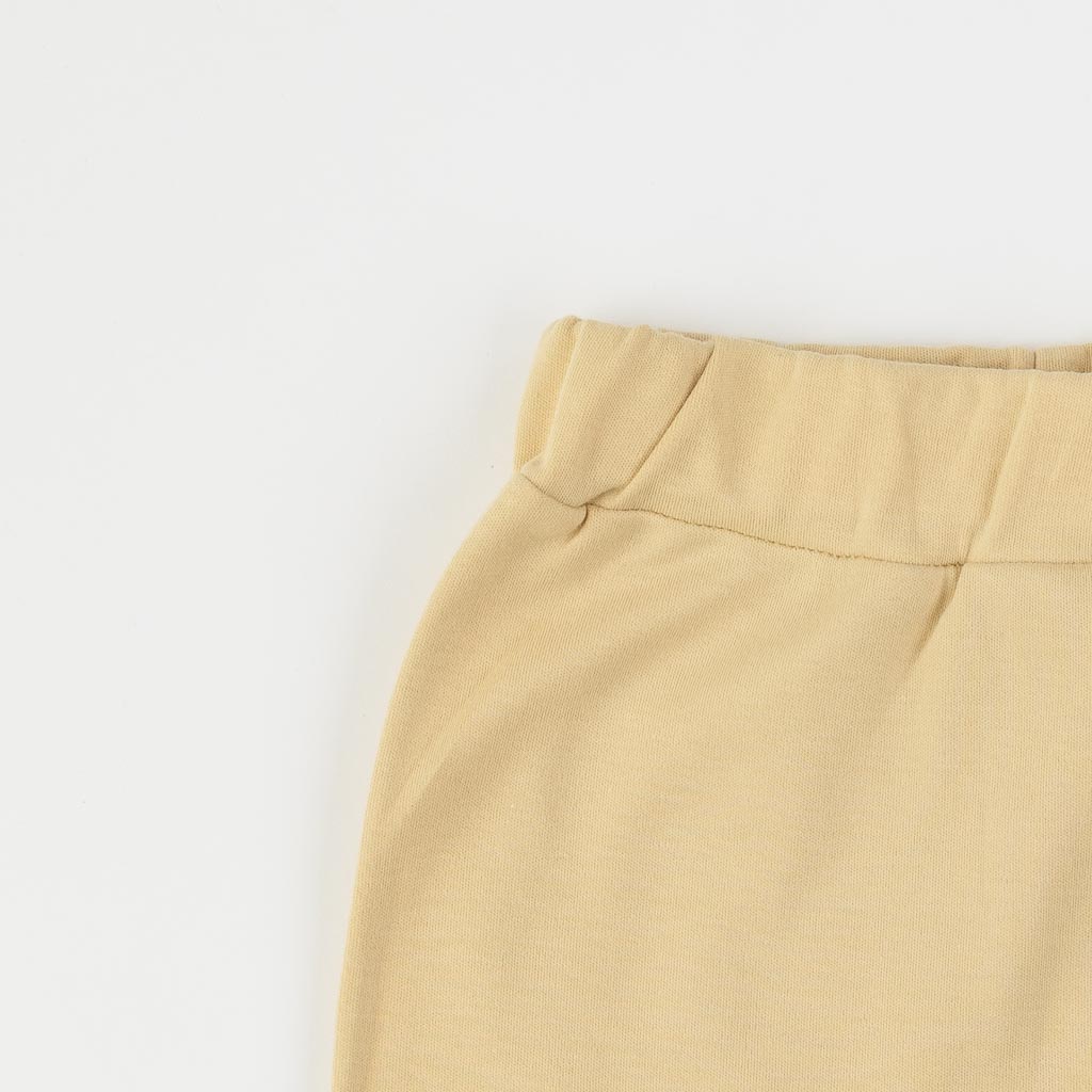 Бебешки панталонки за момче Miniworld Yellow Savana Жълти