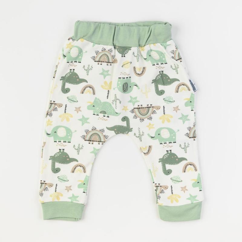 Kojenecké kalhoty Pro chlapce  Miniworld   Mint Savana