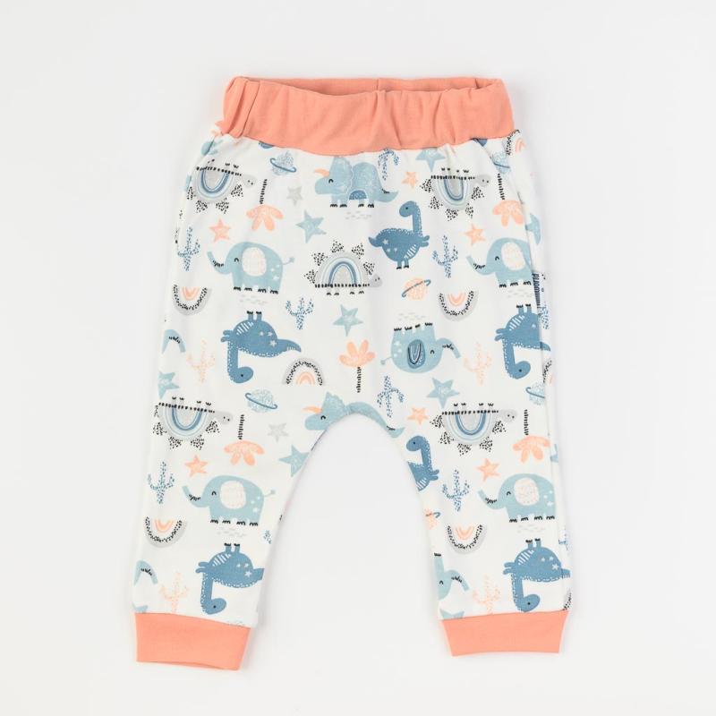 Baby pants For a boy  Miniworld   Peach Savana