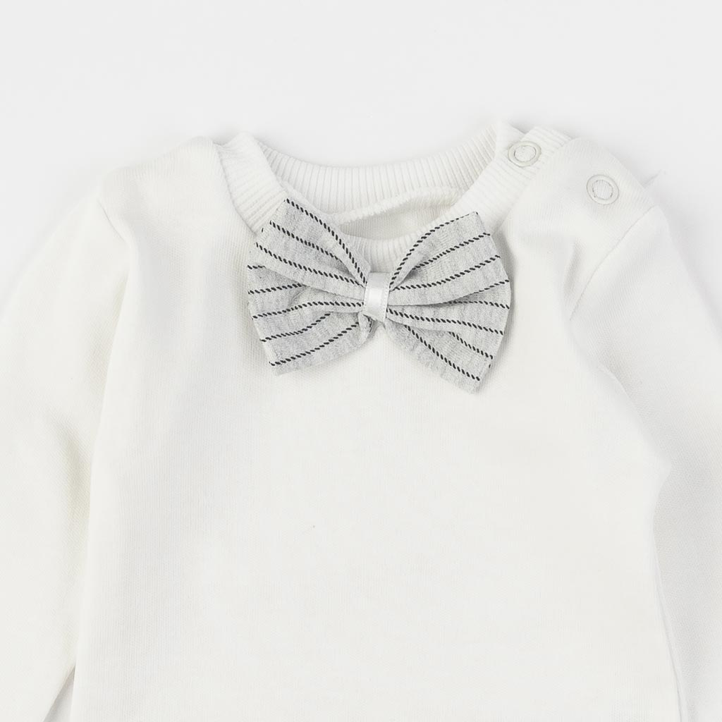 Βρεφικά σετ ρούχων 3 τεμαχια Για Αγόρι  Mini Pakel   Elegant Baby  Γκρί