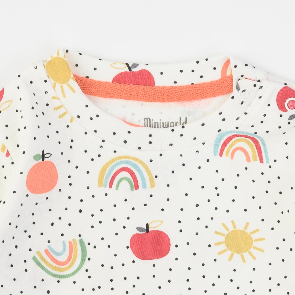 Βρεφικη μπλουζα Για Κορίτσι  Miniworld Rainbow