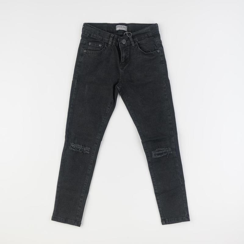 Childrens jeans For a girl torn  Breeze   Denim is cool  Black