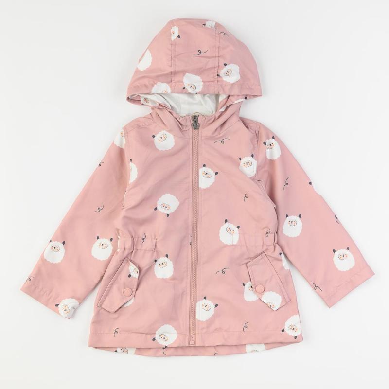 Childrens spring jacket For a girl  MDM Sheepland  Pink