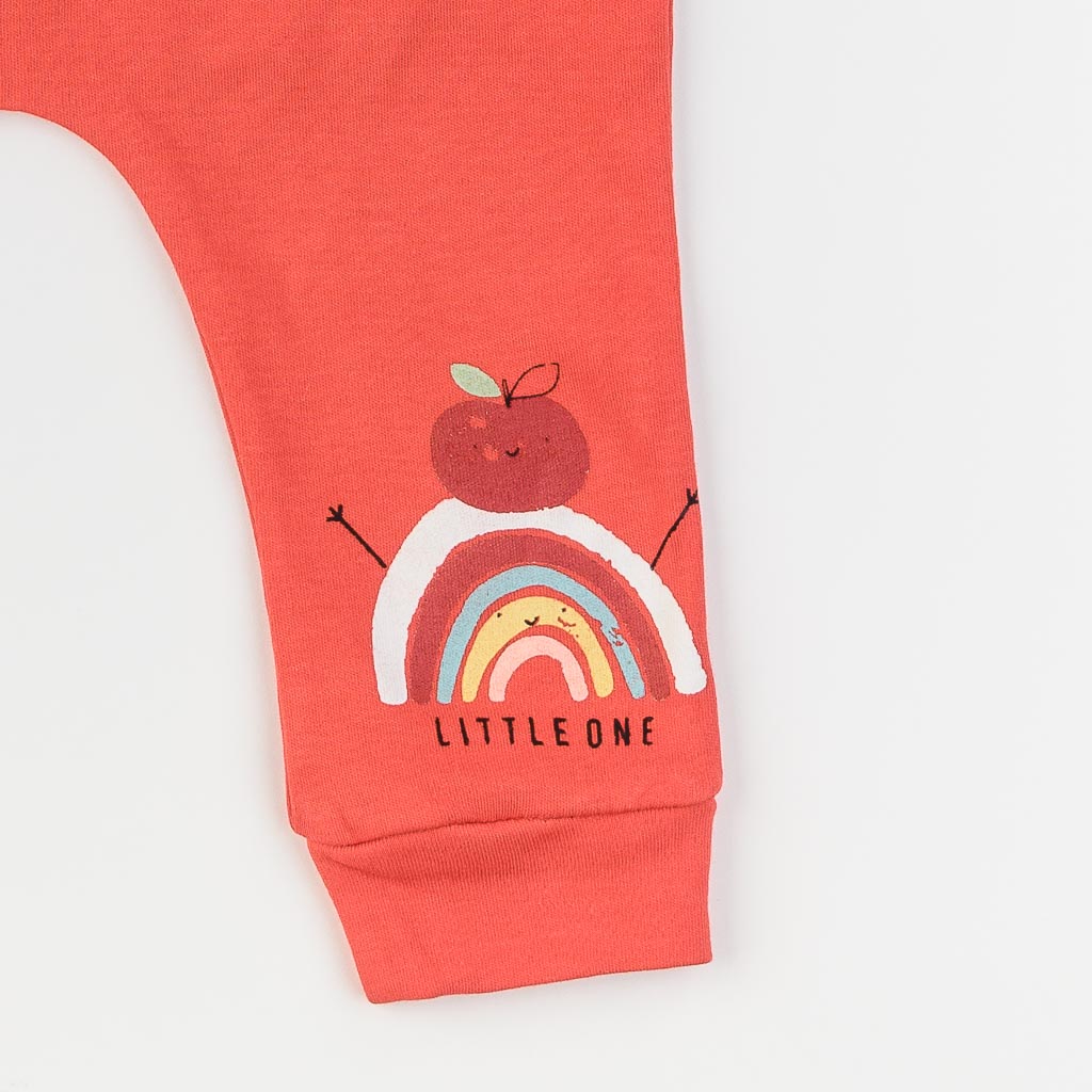 Бебешки панталон за момиче Miniworld Little One Червен