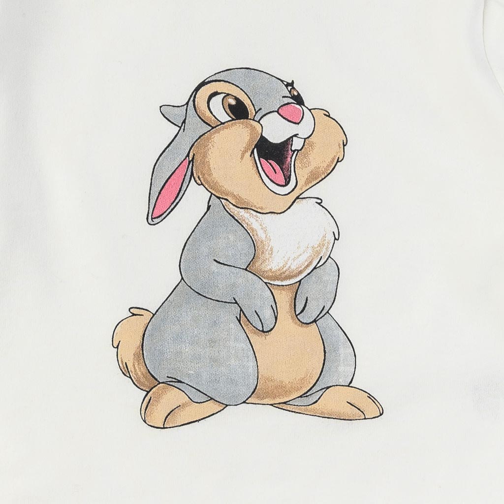 Бебешки комплект за момиче яке блузка анцуг Cute Bunny Розов