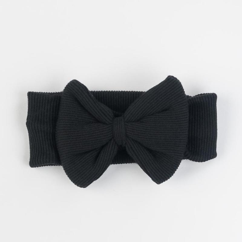 Baby hair band with a ribbon  MRV accessories  black