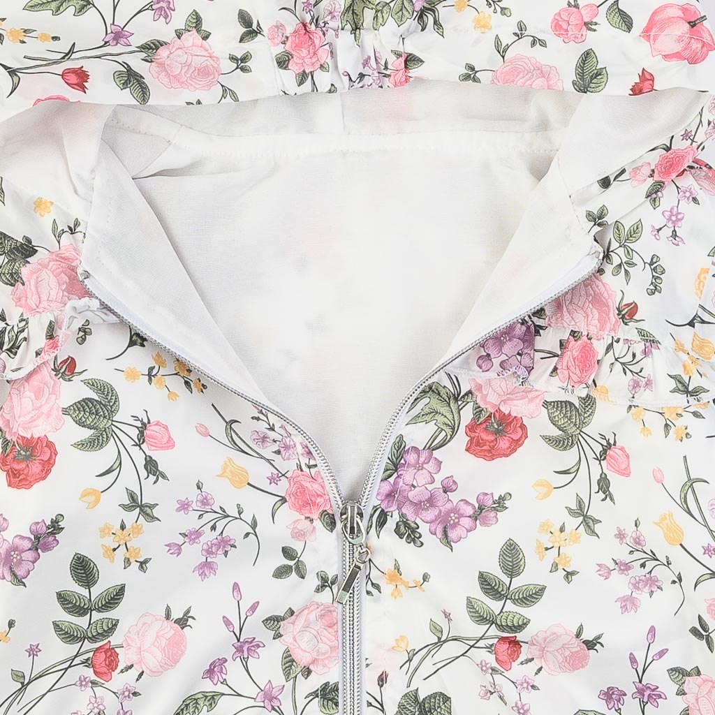 Παιδικό σετ Μπουφάν Μπλούζα με Τζιν παντελονι Για Κορίτσι  Spring Flowers