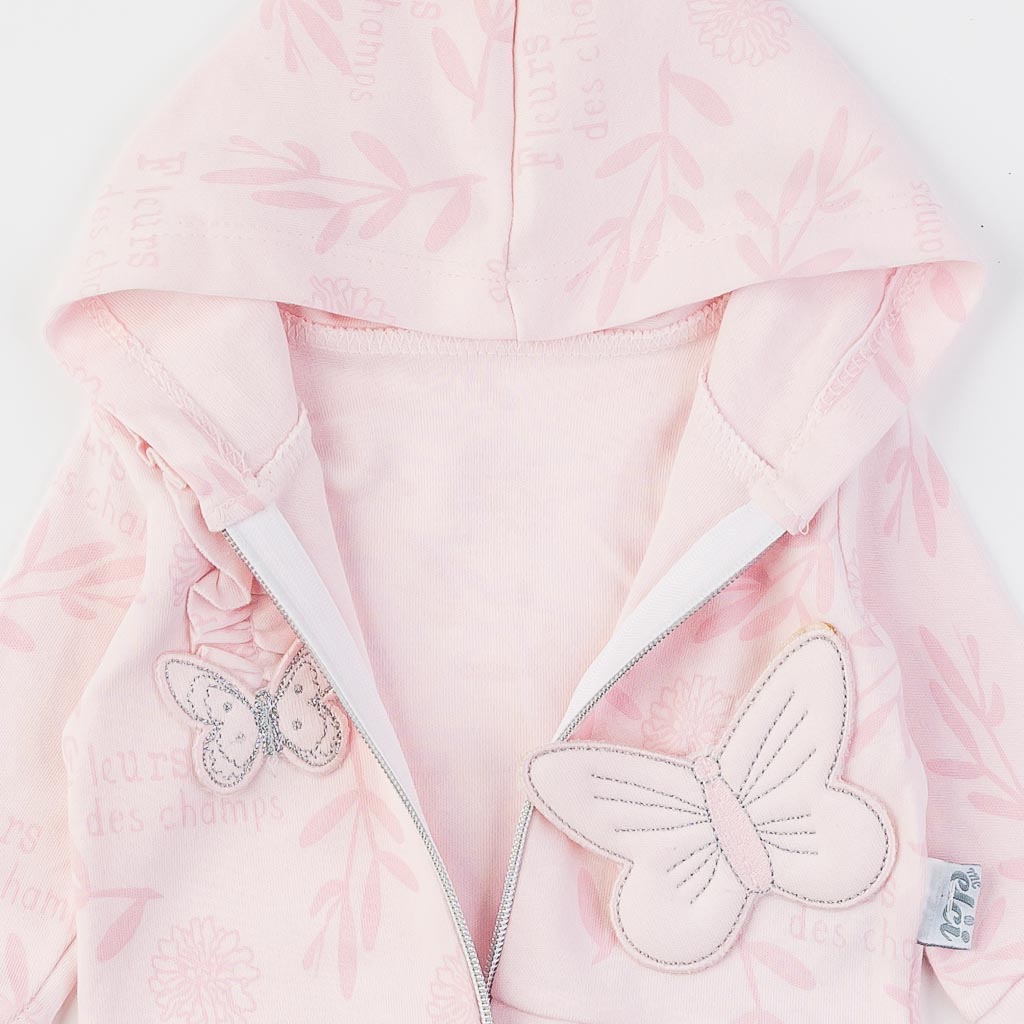 Βρεφικά σετ ρούχων απο 3 τεμαχια Για Κορίτσι  Elci Baby   Butterflies  Ροζ