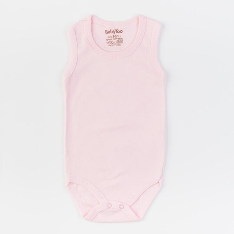 Baby bodysuit tank top For a girl  BabyToo   Big Girl  Pink