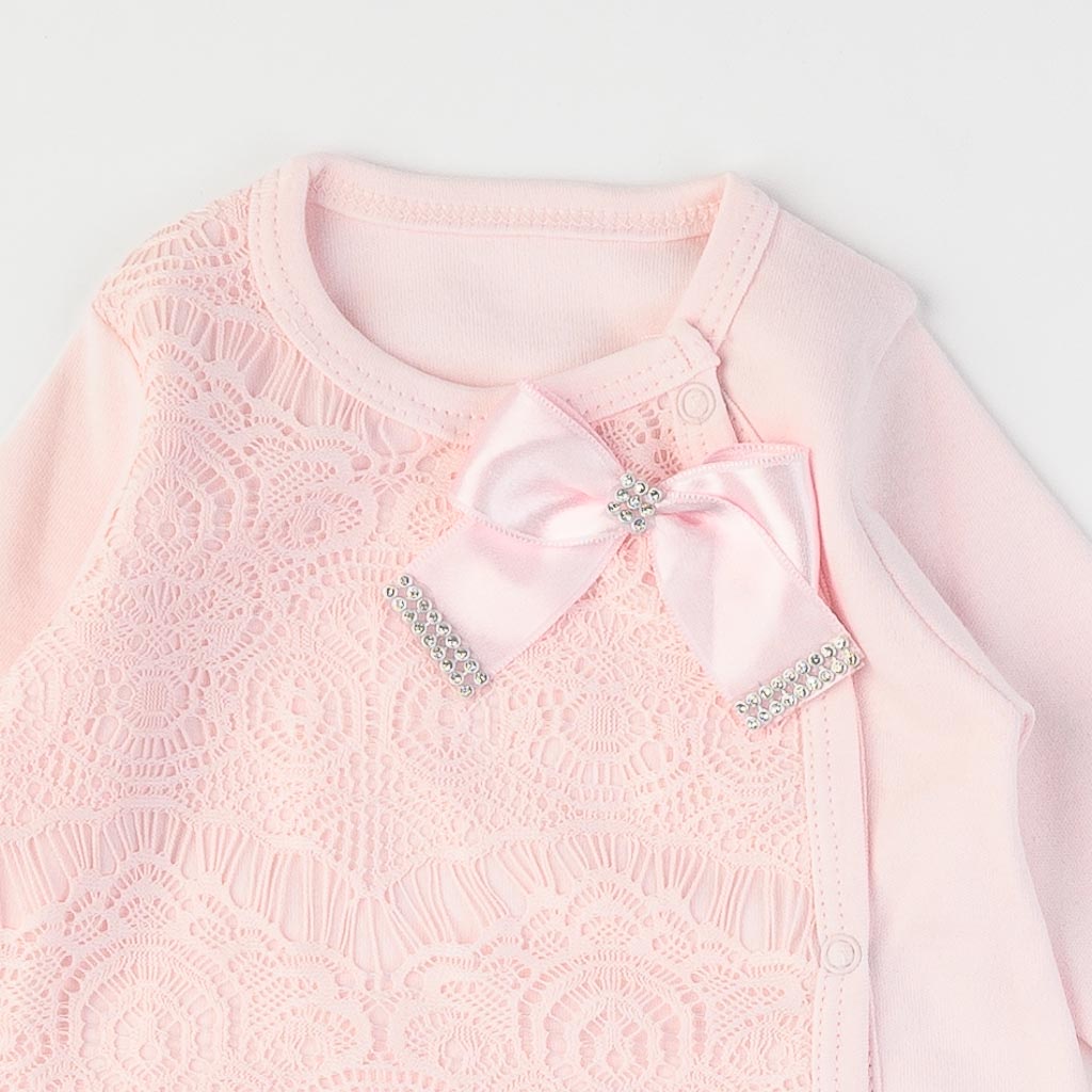 Βρεφικό σετ νεογέννητου με κουβερτουλα Για Κορίτσι  Tafyy Simple  10 τεμαχια Ροζ