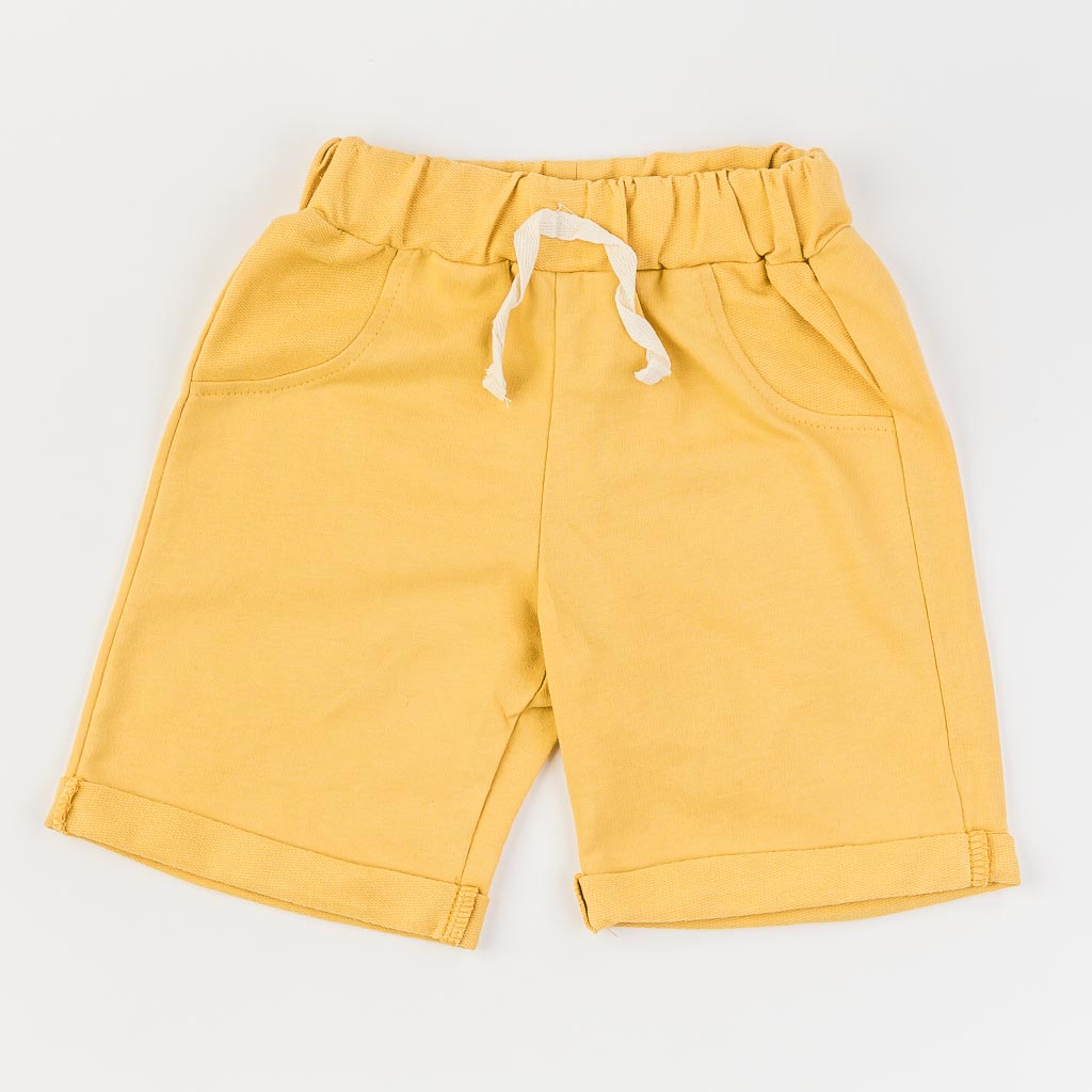 Παιδικό σετ Για Αγόρι κοντο μανικι και κοντο παντελονι  Miniworld Unlimited Potential  Κιτρινο