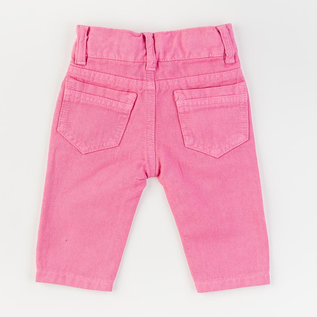 Бебешки дънки за момиче Allis Розови