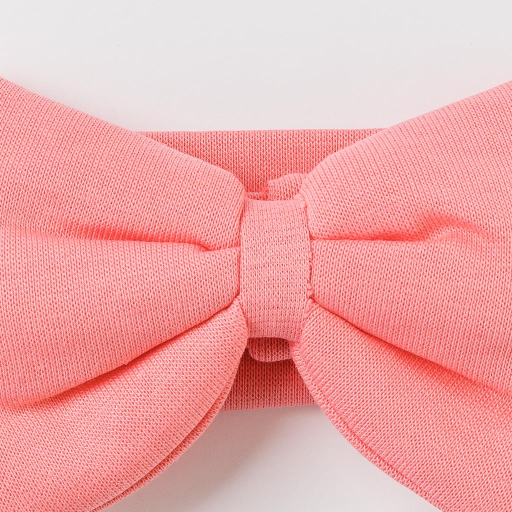 Бебешка лента за коса с панделка MRV accessories Classic Розова