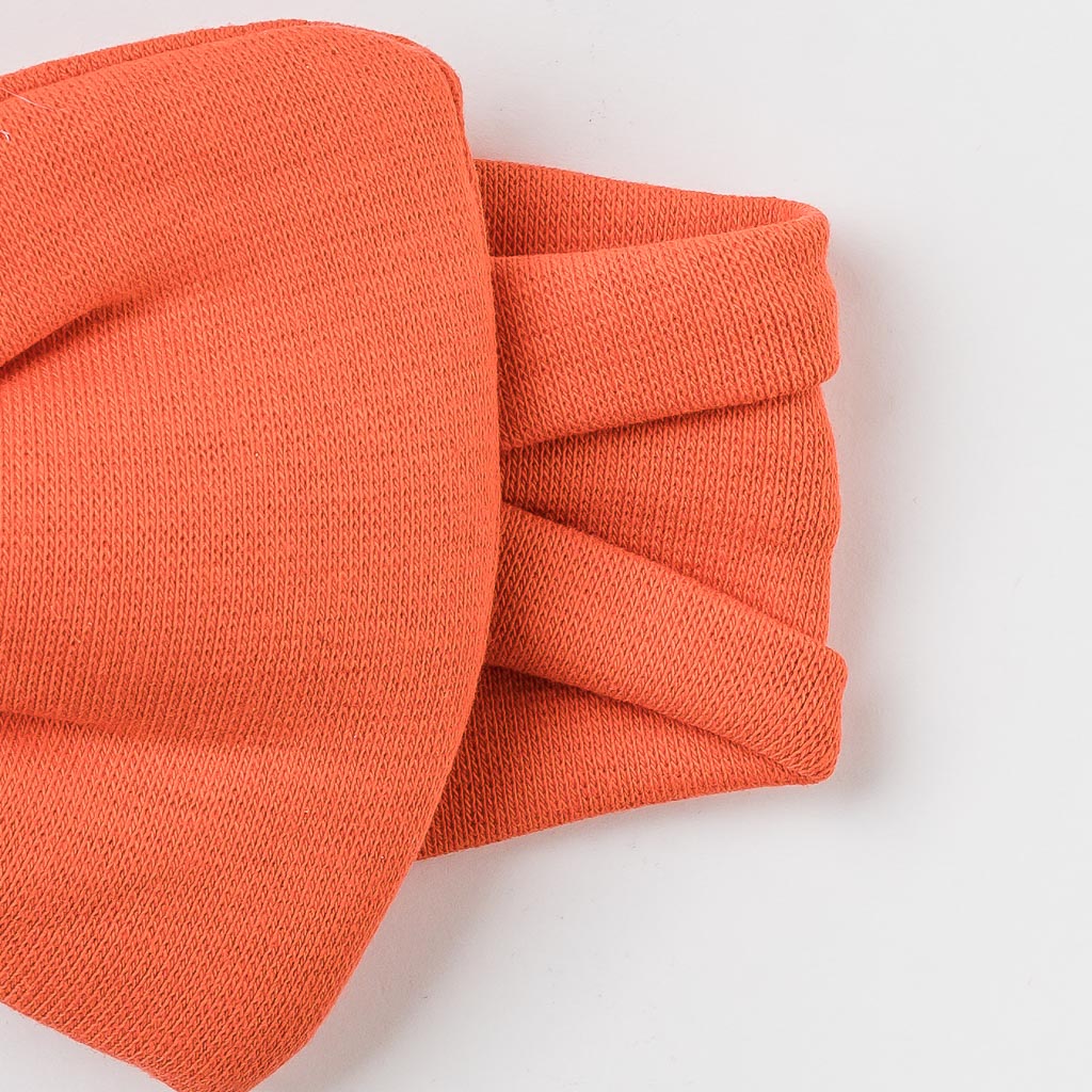 Бебешка лента за коса с панделка MRV accessories Classic Оранжева