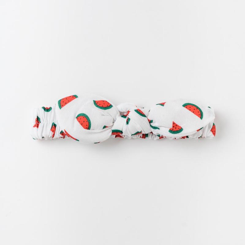 Baby hair band  MRV accessories   Watermelon  White