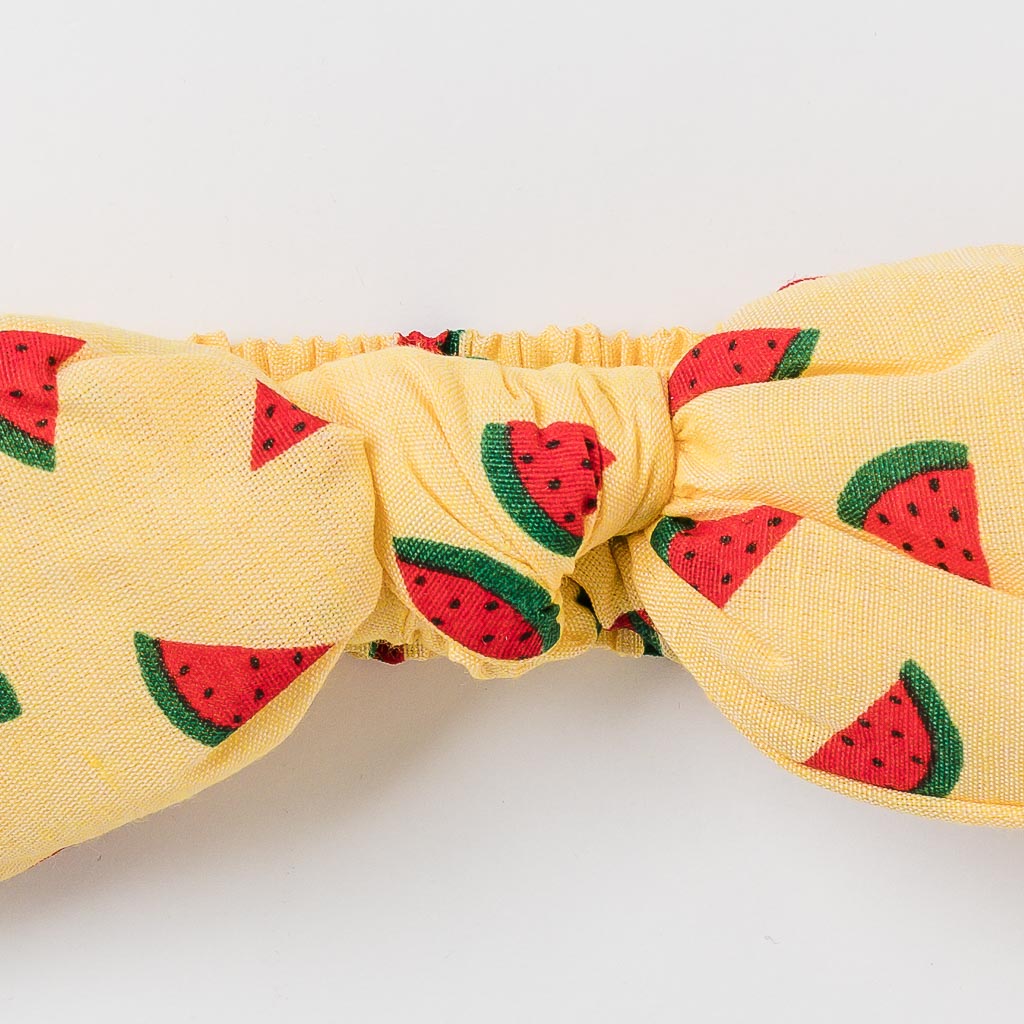 Бебешка лента за коса MRV accessories Watermelon Жълта