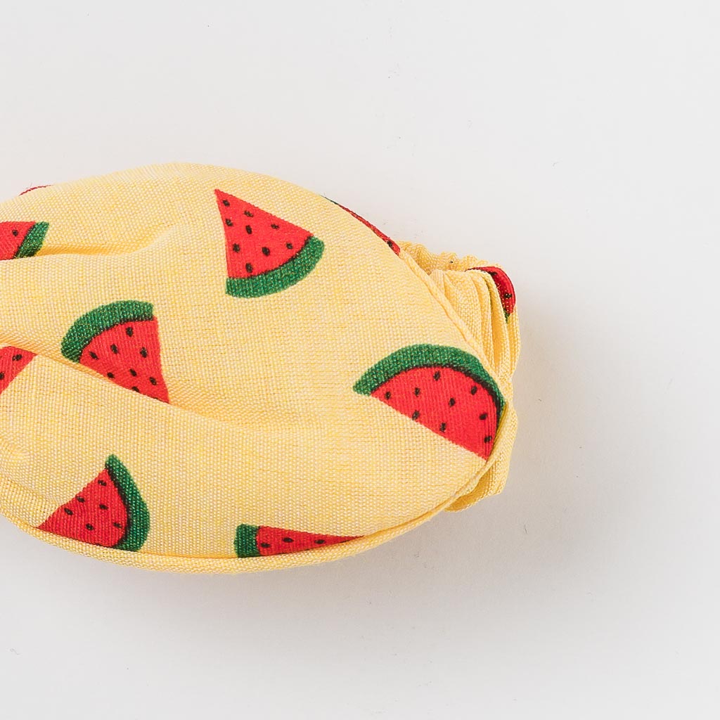 Бебешка лента за коса MRV accessories Watermelon Жълта